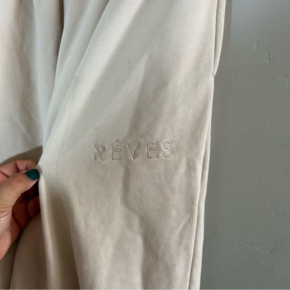 Reves Beige Nude Sweatpants - Picture 3 of 9